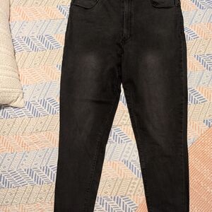 Black Label Skinny Fit Black Jeans - Size 3XL